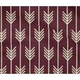 thumbnail image 4 of oneOone Cotton Flex Maroon Fabric Arrow & Stripe Geometric Fabric For Sewing Printed Craft Fabric By The Yard 40 Inch Wide, 4 of 4