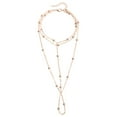 thumbnail image 2 of JingChun 1PC Boho Beaded Foot Chain Layered Barefoot Sandals Summer Beach Ankle Chain for Women, 2 of 6