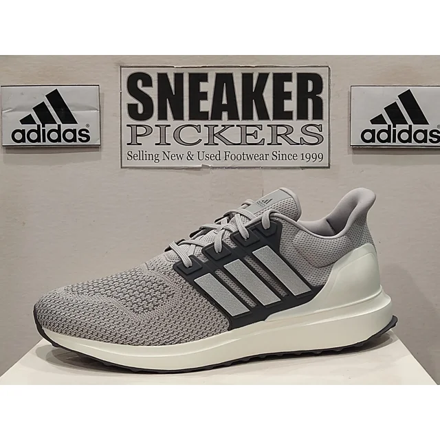 Adi-das Men's UBOUNCE DNA Running - IG6003 - Grey / Silver - Size: 13 - NEW !