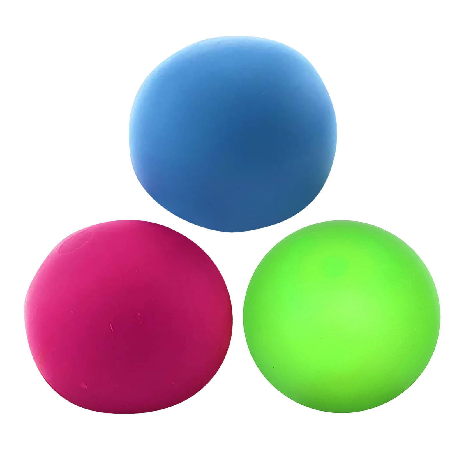 Slow Rise Stress Ball, Stress Ball Pack, Squeeze Balls, Sensory Toys, Relaxation Calming, Office Daily Use, Multicolored, Soft Surface, 3 Pc