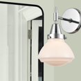thumbnail image 2 of 447-1W-PC-G321 Innovations Lighting Olean - 1 Light Wall Sconce-10.25 Inches Tall and 6.75 Inches Wide-Polished Chrome Finish-Matte White Glass Color, 2 of 2