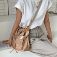 thumbnail image 2 of Bolso de cubo para mujer, bolso de mano de nailon con cordón para ocio, bolsos de hombro de viaje a la moda, 2 of 6