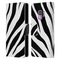 thumbnail image 1 of Head Case Designs Officially Licensed Grace Illustration Animal Prints Zebra Leather Book Wallet Case Cover Compatible with Samsung Galaxy S9, 1 of 6