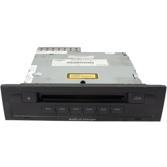 Restored 2007-11 Audi Q7 Dash-Mounted 6 Disc CD Player Changer Unit Part Number 4L0035110 (Refurbished)
