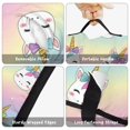 thumbnail image 6 of Unicorn and Bow Pink Pattern Teens Toddler Nap Mat with Pillow, Sleeping Mat Bag for Preschool Daycare 59"x22", 6 of 6