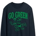 thumbnail image 3 of Marvel Hulk - Go Green - Men's Long Sleeve Graphic T-Shirt, 3 of 5