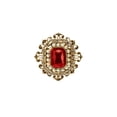 thumbnail image 1 of Broche de Cristal Victoriano Yinane Accesorio de Mujer en tres rojo Pin de broche vintage, 1 of 6