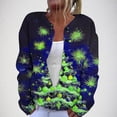thumbnail image 1 of Sudadera de manga larga con capucha y bolsillos para mujer, estilo casual, con estampado de moda, de poliéster, 1 of 5