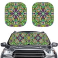 thumbnail image 3 of HENGFAYNew logo Pare-Soleil Polynésien Deux Pièces Fournitures Automobiles, 3 of 7