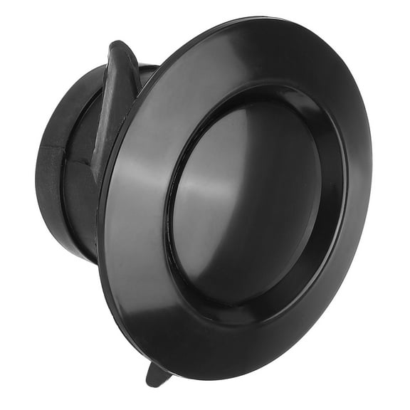 Uxcell 3 Inch Round Air Vent, 1Pcs ABS Adjustable Soffit Exhaust Vent Cover for Home Living Room Kitchen Office, Black