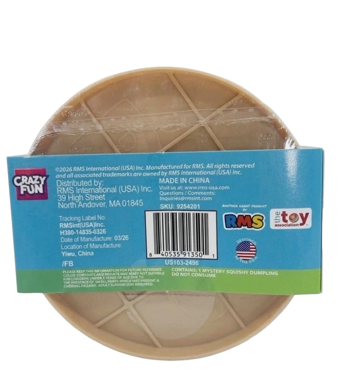 RMS Crazy Fun Original Mystery Dumpling Green Holographic Edition Apple Scented, 1 Set