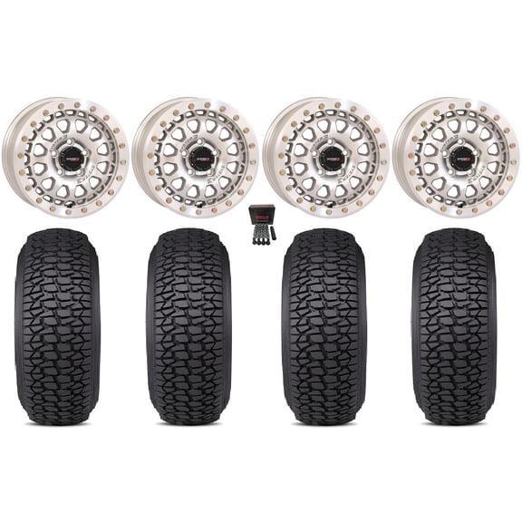 System 3 SB-6 15" Wheels Mh (6 1) 35" Regulator 2 Tires Polaris RZR Turbo R & Pro R Ranger 1500 Xpedition