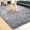 Gray, variant on Bailu Fluffy Light Navy Rug for Living Room,2x3 Area Rugs,Thick Plush Shag Rug,Shaggy Rugs for Bedroom,Big Fuzzy Carpet,Comfy Kids Rugs,Large Living Room Rugs,Living Room Decor