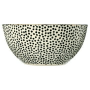 (3 pack) Thyme & Table TT0061 Dinnerware Black & White Medallion Stoneware, 12 Piece Set