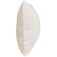 thumbnail image 3 of 16" White Plaid Tufted Plush Square Throw Pillow, 3 of 6
