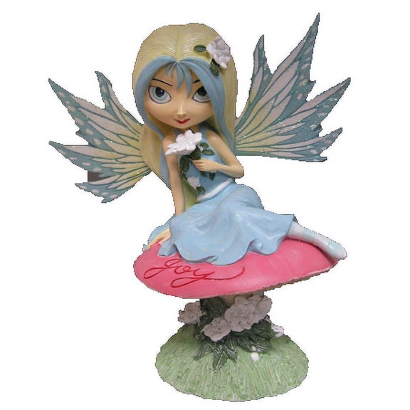 The Hamilton Collection Enchanting Gardenia Joy Magical Garden Fairy Figurine Meticulously Handcrafted and Hand Painted by Jasmine Becket-Griffith 11.37-inches