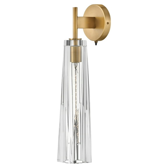 Fredrick Ramond Fr31100-Cl Cosette 1 Light 21" Tall Wall Sconce - Brass