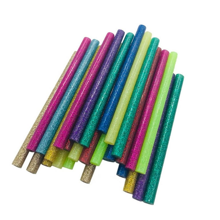 Colored Sticks Glue Gun, Glitter Hot Glue Sticks