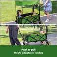 thumbnail image 2 of Bright Starts John Deere Pop 'N Ride Stroller Wagon, Foldable with Sun Shade 50+ SPF Protection, Seats 2 Kids at Once, Green & Yellow Unisex, 2 of 5
