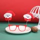 thumbnail image 1 of uds Navidad nueva iluminación gafas de dibujos animados regalo para niños adultos fiesta navideña decoración gafas decoración gafas, 1 of 1