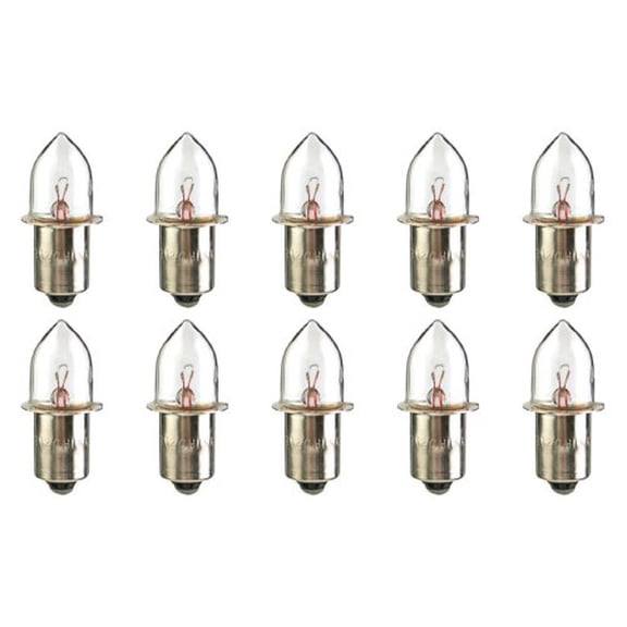 CEC Industries PR7 Bulbs, 3.7 V, 1.11 W, P13.5s Base, B-3.5 shape (Box of 10)