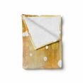 thumbnail image 2 of Pearls Soft Flannel Fleece Throw Blanket, Blurred Background Dark Color Classy Christmas Design Artwork Print, Cozy Plush for Indoor and Outdoor Use, 50" x 70", Pale Brown White, by Ambesonne, 2 of 6