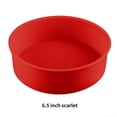 thumbnail image 4 of kurtrusly Mariage Fête Gâteau Restaurant Réutilisable Mousse Lavable Rond Moule Cuisine Gadget Accessoires Rouge 8 Pouces 1Set, 4 of 6