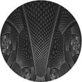thumbnail image 1 of Ahgly Company Machine Washable Indoor Square Transitional Midnight Gray Area Rugs, 3' Square, 1 of 7