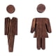 thumbnail image 1 of 2 piezas de letrero para puerta de baño público, práctico y de fácil instalación, bonitas decoraciones para baño, etiqueta para puerta de baño para 13cm y 13cm, 1 of 8