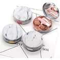 thumbnail image 4 of Mini Stylish Simple Contact Lens Travel Case,Container Kit Set Contacts Lens Hard Case Travel & Home Kit Mirror with Bottle with Tweezers Container Holder (Rose Red), 4 of 4