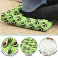 thumbnail image 5 of Avocado Meditation Pillow&nbsp;– 22x22 Inch Large Floor Cushion, Soft Dutch Velvet Seat for Yoga & Lounge, Cute Kawaii Green Fruit Pattern, Fresh Healthy Aesthetic Design, 5 of 6