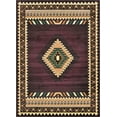 thumbnail image 2 of Handcraft Rugs, Southwestern 7' 8" x 10' Rug Navajo Native American Inspired Modern Faded Tribal Floorcover Area Rugs Burgundy Beige and milticolor, 2 of 8