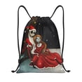 thumbnail image 1 of Goofa The Nightmare Before Christmas Print Drawstring Backpack Bag Sport Gym Sackpack Cinch Bags Drawstring Bags Draw String Sport Bag-Medium, 1 of 6