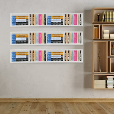 3Pcs CD Racks Wall Mount Media Storage Rack CD DVD Organizer Metal Shelf Storage