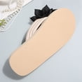 thumbnail image 6 of Wensltd Women Flower Flip Flops Lightweight Beach Sandals Daily Casual Soft Sole Sandals Black, 6 of 9