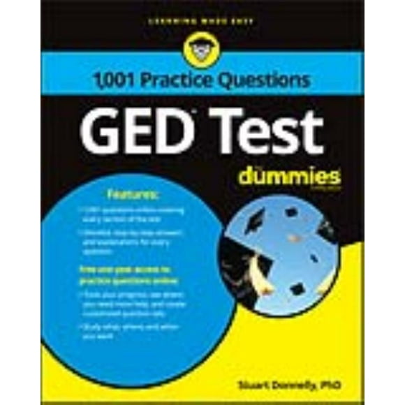 1,001 GED Test Practice Questions for Dummies, Stuart Donnelly Paperback