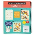 thumbnail image 2 of Brain Games - Sticker by Number Brain Games - Sticker by Number: Easter, (Spiral-Bound), 2 of 4