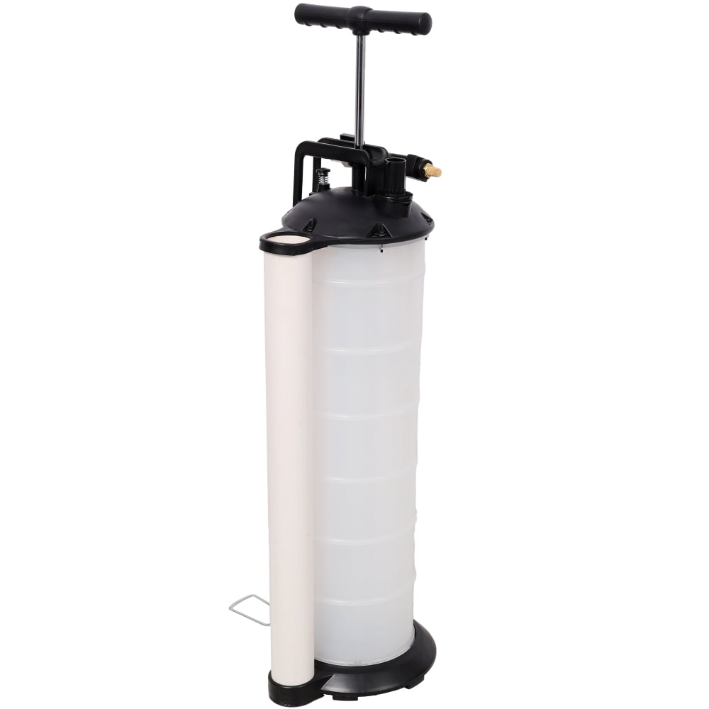 7L Pneumatic/Manual Oil Extractor Pump - Automotive Fluid Evacuator for Oil Changes - Vacuum Fluid Extractor System