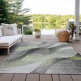 thumbnail image 6 of Addison Rugs Chantille Indoor/Outdoor Transitional Swirls Aloe Washable Rectangle Rug, 10' x 14', 6 of 6