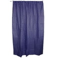 thumbnail image 2 of Cotton Curtain Stars Print 58 Inch Wide Navy, 2 of 2