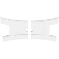 thumbnail image 2 of 38"W x 25 3/8"H x 3"ID x 8 1/4"C x 1"P Haven Architectural Grade PVC Contemporary Ceiling Medallion, Two Piece, 2 of 11