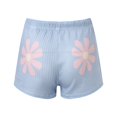 thumbnail image 3 of Gibobby camisón de seda para mujer Conjunto de pijama para mujer Top de manga larga y pantalones cortos Conjunto informal Conjunto de muebles para el (Blue, XL), 3 of 5