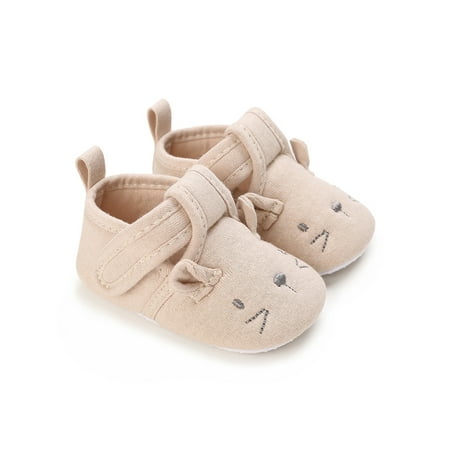 

Crocowalk Infant First Walkers Comfort Moccasin Shoe Casual Crib Shoes Newborn Flats Walking Lightweight Prewalker Apricot 12-18months