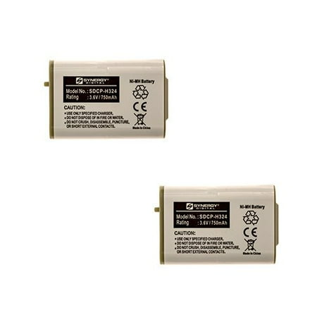 - Lenmar CBO103 Cordless Phone Battery Combo-Pack includes: 2 x SDCP-H324 Batteries