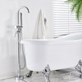 thumbnail image 2 of Zovajonia Batroom Floorstanding Freestanding bath tub mixer taps with shower Tub Filler, 2 of 9