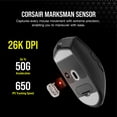 thumbnail image 3 of Corsair KATAR Elite Wireless Gaming Mouse - Ultra Lightweight, Marksman DPI Optical Sensor, Sub-1ms Slipstream Wireless Connection, Up to 110 Hours of Rechargeable Battery Life - Black, 3 of 8