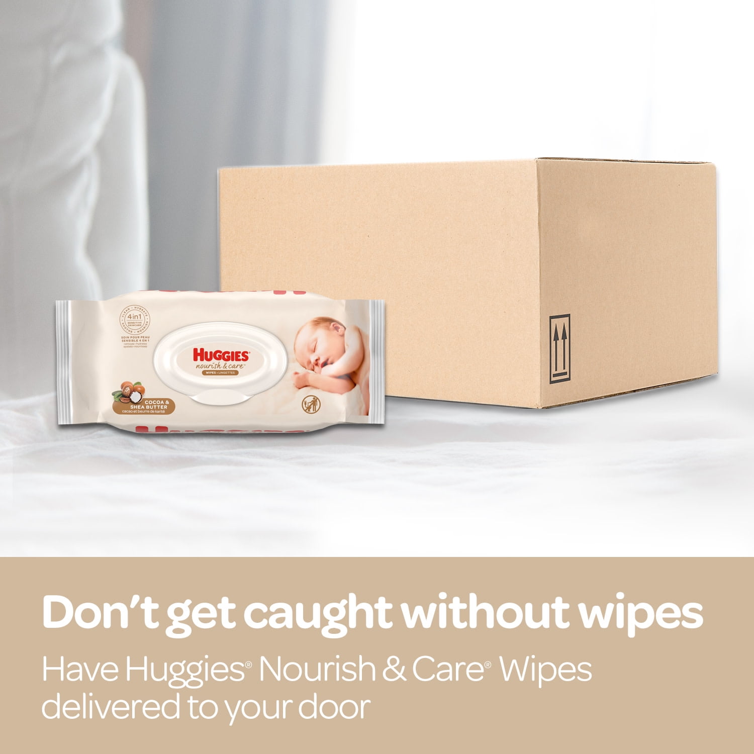 huggies nourish and care wipes