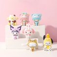 thumbnail image 2 of Caja ciega de personaje Sanrio genuino, Kuromi Cinnamoroll abrazando a amigos, modelo de Anime, caja misteriosa, My Melody, lindo juguete, regalo, 2 of 5