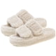 thumbnail image 1 of Zapatillas planas para mujer, pantuflas cálidas antideslizantes, pantuflas de felpa de invierno, piel sintética, Otoño Invierno, 1 of 9