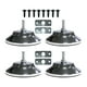 thumbnail image 1 of Niveladores de patas de mesa de billar Cola Ajustable con placas y tornillos Hardware, 1 of 7